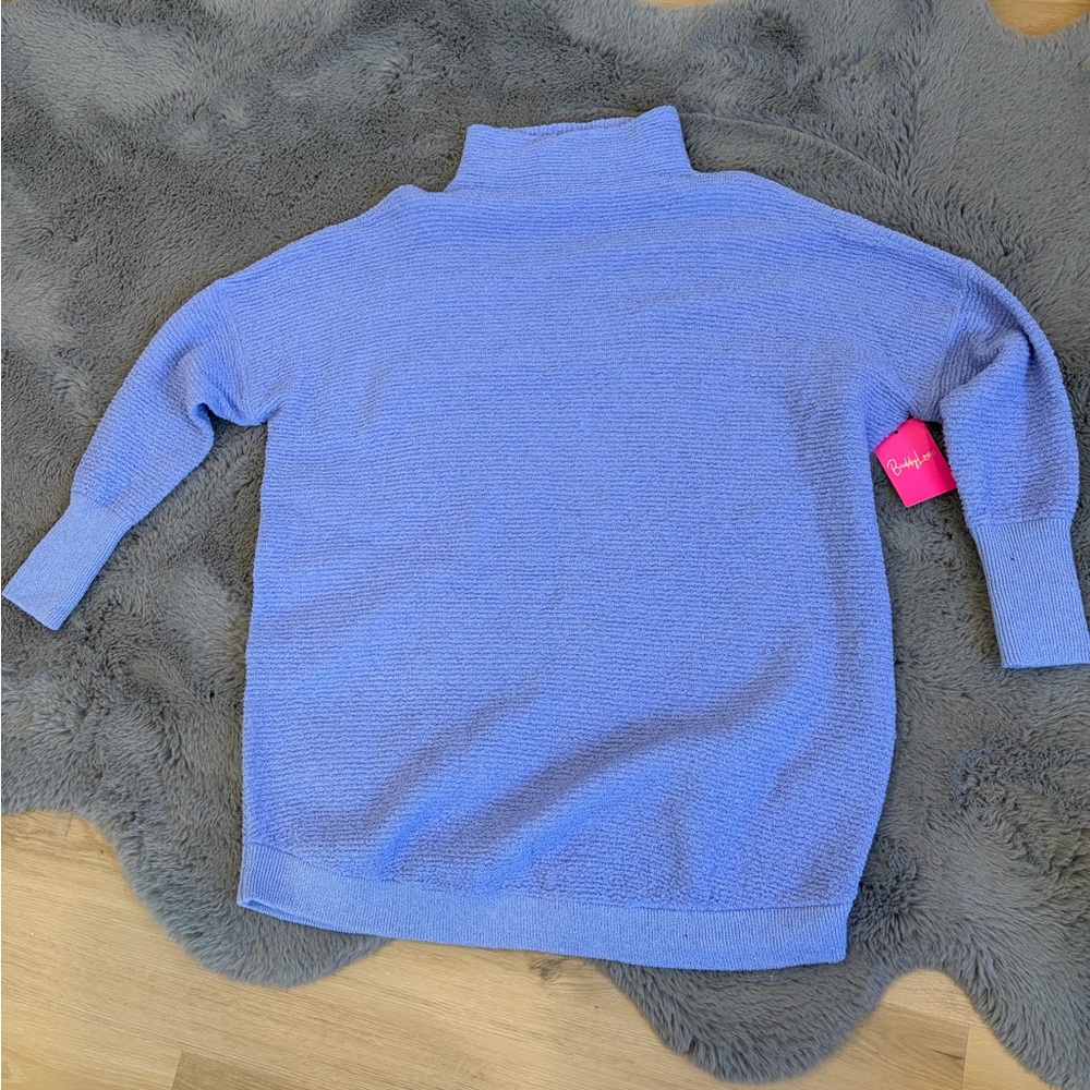 NWT Buddy Love Periwinkle mock neck sweater tunic